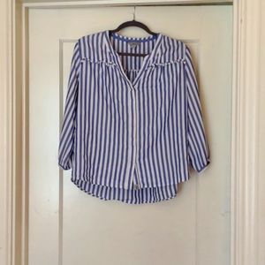 Large Bass button down blouse